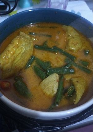 Foto resep Gulai Ayam Tahu Kacang panjang
