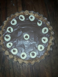 Una foto de Tarta de dulce de leche y chocolate