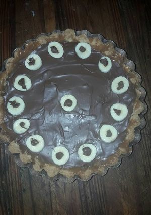 Una foto de Tarta de dulce de leche y chocolate