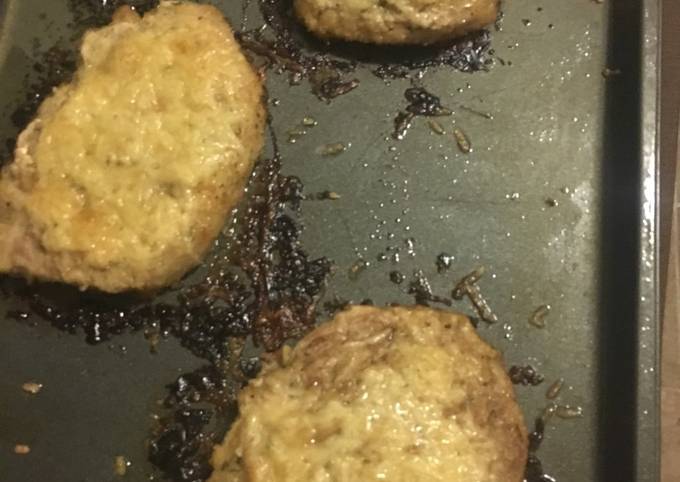 Parmesan pork chops