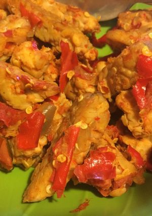 Foto resep Tempe balado healthy less oil