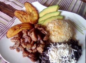 Una foto de Cochino frito
