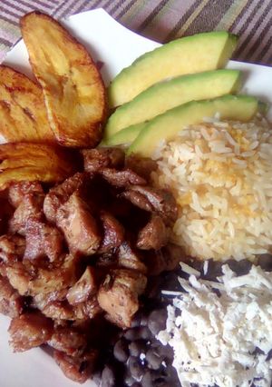 Una foto de Cochino frito