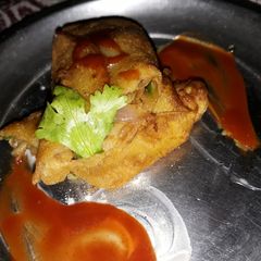 A picture of Veg wheat flour spring roll.