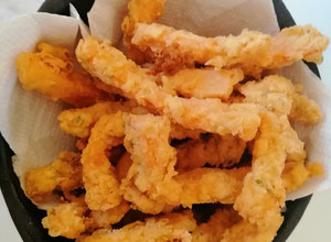 Una foto de Chicharrón de jibia