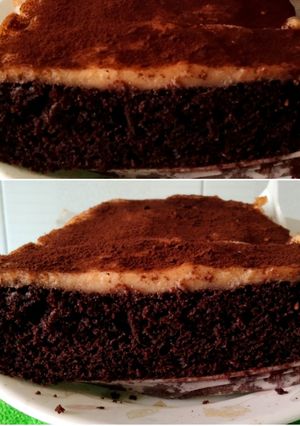 Foto resep Chocolate Curtard Cream Cake(Kue Krim Custard Cokelat)