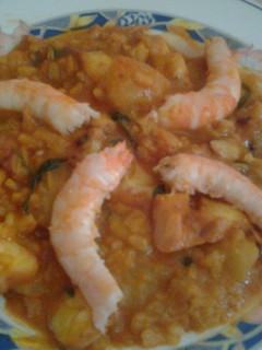 Una foto de Arroz meloso a la marinera