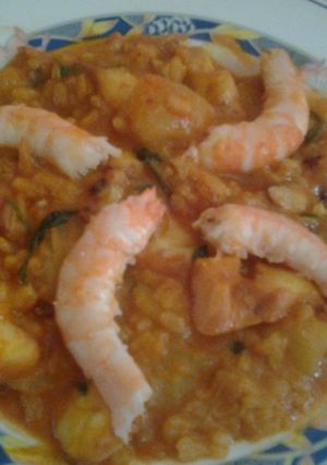 Una foto de Arroz meloso a la marinera