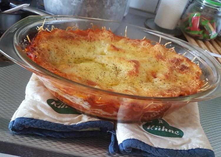 Resep: saat makan malamSaos bechamel untuk lasagna (saos creme putih) 