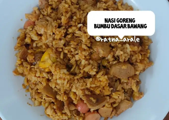 Nasi goreng bumbu dasar bawang