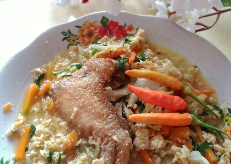 Resep Orak Arik Sayap dan Telur Ayam, Menggugah Selera