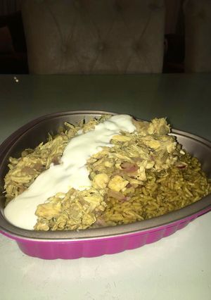 صورة لوصفة فتة شاورما ببواقي فراخ مسلوقه 👌🏻
