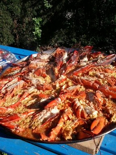 Una foto de Arroz con bogavante