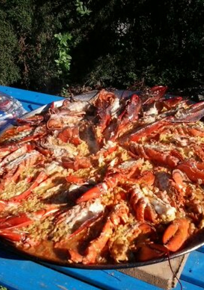 Una foto de Arroz con bogavante