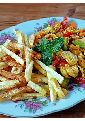 عکسی از دستور فاهیتا مرغ✨