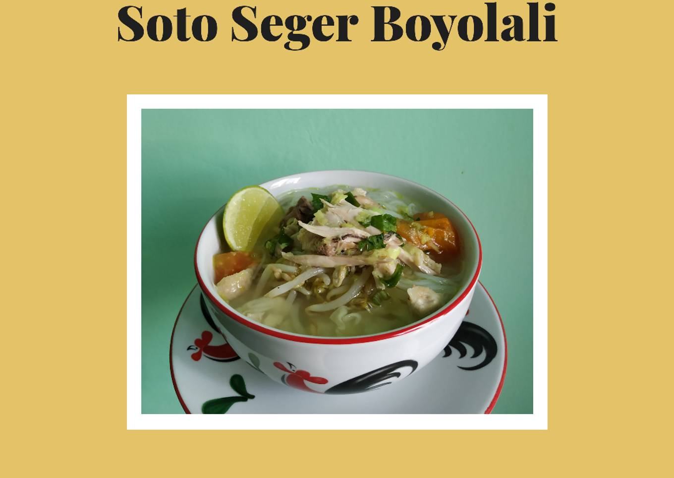 Soto Seger Boyolali