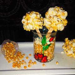 A picture of Popcorn lollies.
