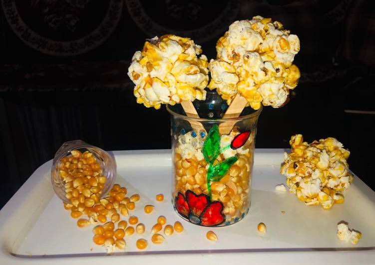 Recipe of Homemade Popcorn lollies