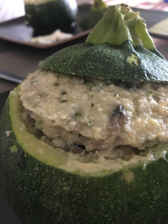 Una foto de Zapallos italianos rellenos