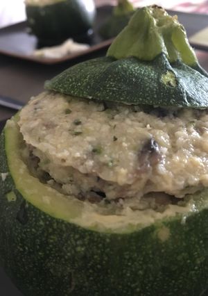 Una foto de Zapallos italianos rellenos