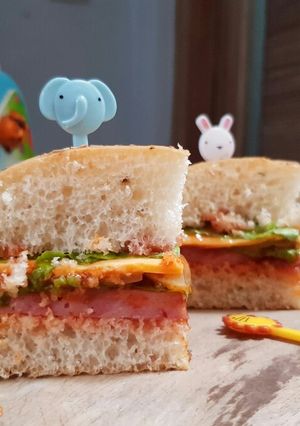 Foto resep Roti lapis / sandwich