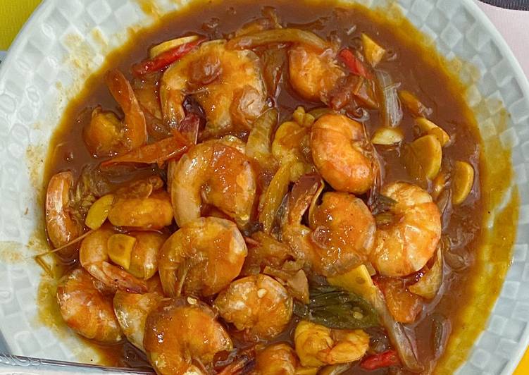 Udang pedas manis mentega