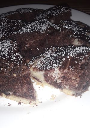 Una foto de Bizcochuelo Marmolado, sin huevos, ni leche