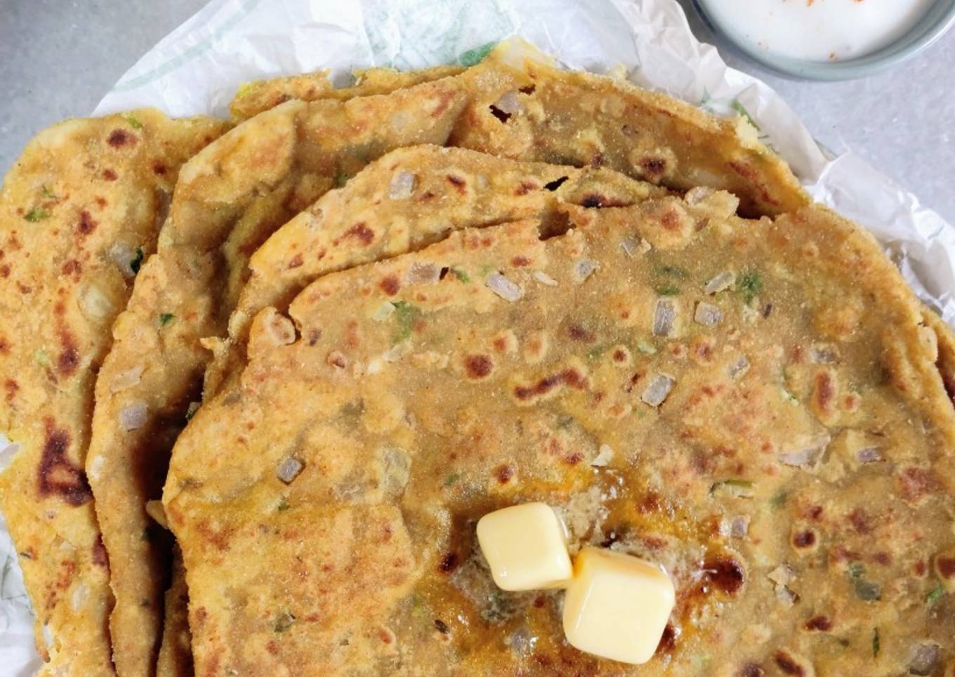 Leftover Khichdi Paratha