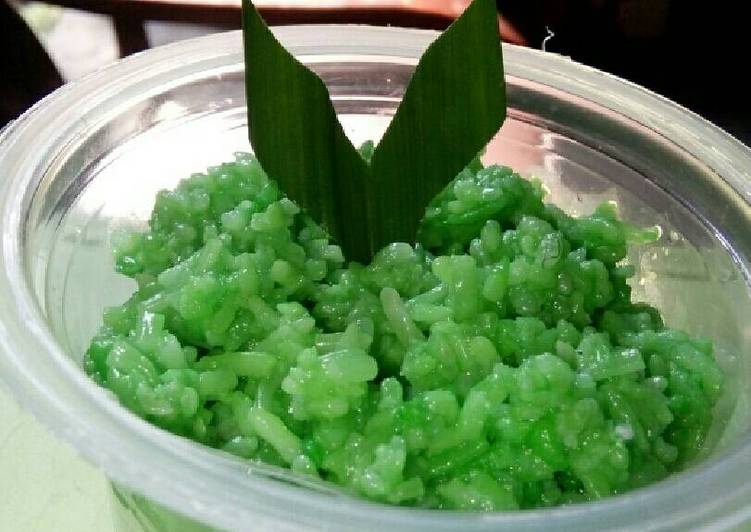 Resep Tape ketan hijau yang Sempurna