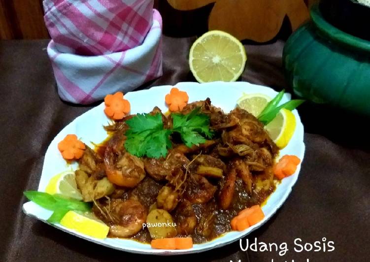 259.Udang Sosis Masak Habang(khas Banjar)