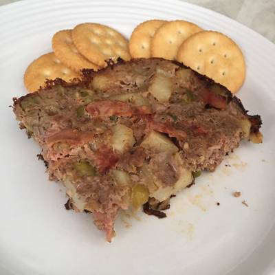 Pastel de carne con verduras Receta de Delany RH- Cookpad