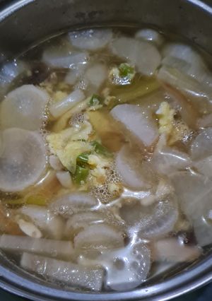 Foto resep Kuah lobak telur