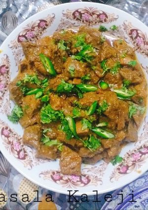 A picture of Masala Kaleji.