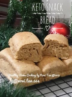 Foto resep 2. Roti Keto / Roti rendah karbo