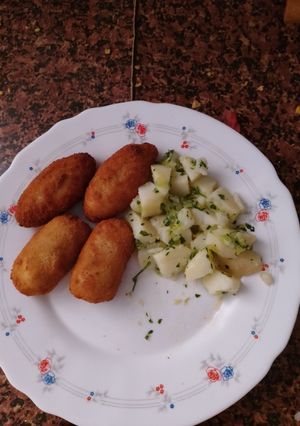 A picture of Roast Chicken Croquettes.