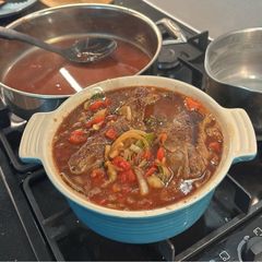 A picture of Pot roast beef brisket.