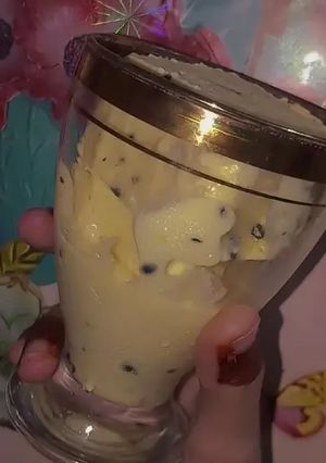 A picture of Passion Fruit Ice Cream.