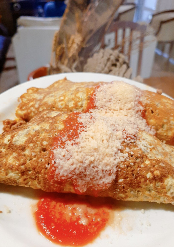 Una foto de Canelones sin harina Keto