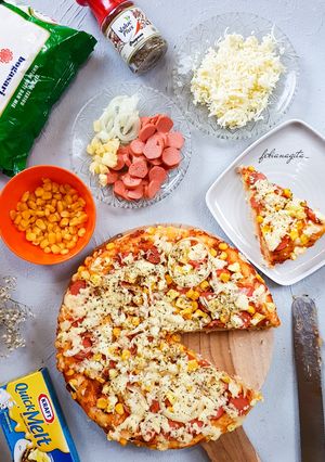 Foto resep Pizza No Kread