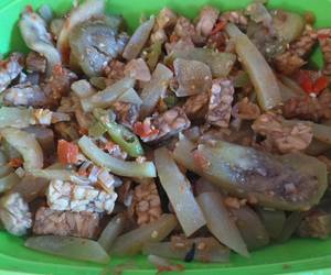 Mudahnya Membuat Tumis Tempe, Terong dan labu siam Praktis Enak Mudahnya Membuat Tumis Tempe, Terong dan labu siam Praktis Enak