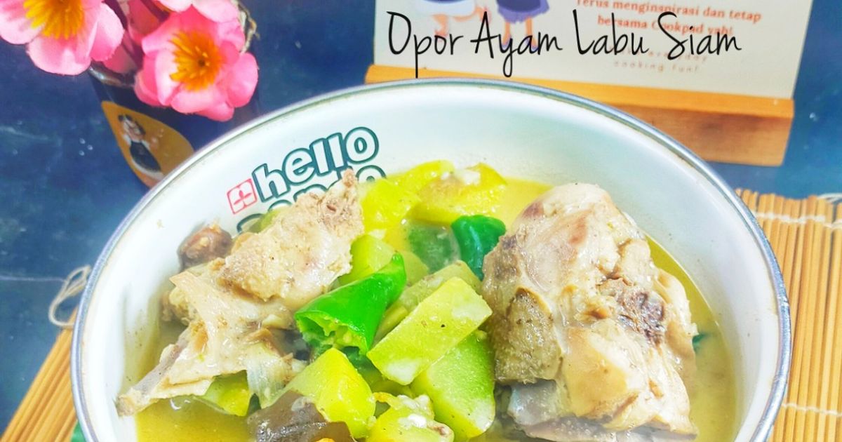 Opor Ayam Labu Siam