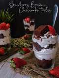 Strawberry Brownies Cheesecake Trifle#SyedMunawwar