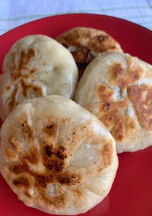 A picture of Beef Pancakes.