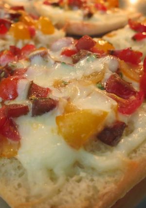 A picture of Quick & Easy Fresh Tomato Focaccia Pizza.