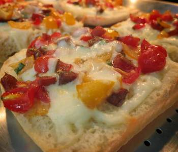 The New Way Making Recipe Quick  Easy Fresh Tomato Focaccia Pizza Savory Delicious