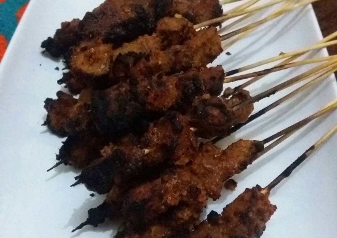 Sate kacang sederhana