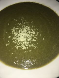Una foto de Crema de espinacas