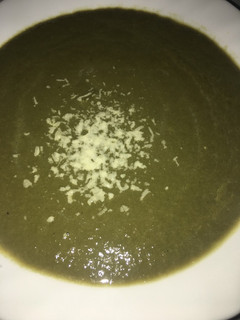 Una foto de Crema de espinacas