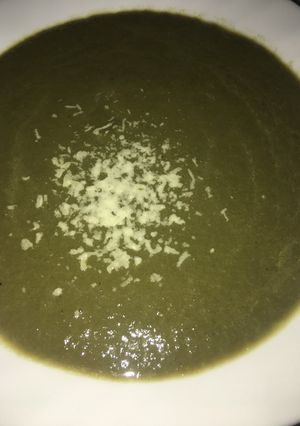 Una foto de Crema de espinacas