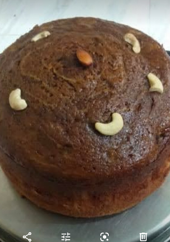 கோதுமை மாவு நாட்டு சர்க்கரை கேக் (Kothumai maavu naatusarkarai cake recipe in tamil) செய்முறை முக்கிய புகைப்படம்